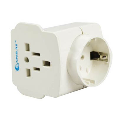 Image for ITALPLAST POWER INTERNATIONAL TRAVEL ADAPTOR WHITE from OFFICEPLANET OFFICE PRODUCTS DEPOT