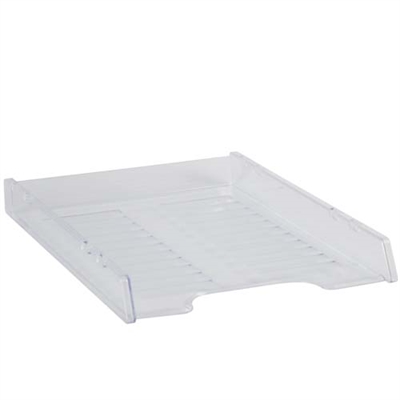 Image for ITALPLAST SLIMLINE MULTI FIT DOCUMENT TRAY A4 CLEAR from MOE Office Products Depot Mackay & Whitsundays