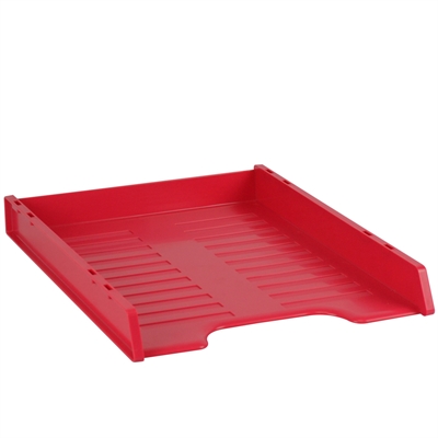 Image for ITALPLAST SLIMLINE MULTI FIT DOCUMENT TRAY A4 WATERMELON from Total Supplies Pty Ltd