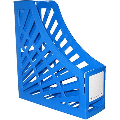 Image for ITALPLAST MAGAZINE STAND BLUEBERRY from OFFICEPLANET OFFICE PRODUCTS DEPOT