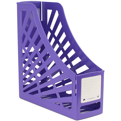 Image for ITALPLAST MAGAZINE STAND GRAPE from OFFICEPLANET OFFICE PRODUCTS DEPOT