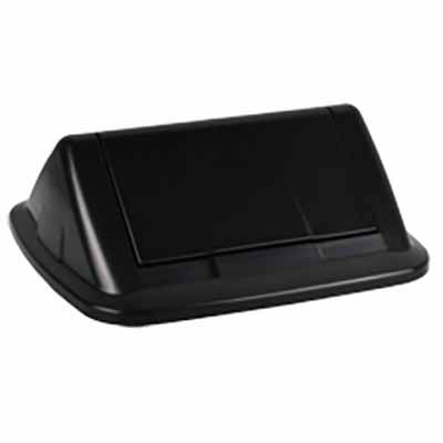 Image for ITALPLAST GREENR RECYCLED SWING TOP BIN LID 32 LITRE BLACK from MOE Office Products Depot Mackay & Whitsundays