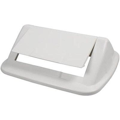 Image for ITALPLAST SWING TOP BIN LID 32 LITRE WHITE from OFFICEPLANET OFFICE PRODUCTS DEPOT