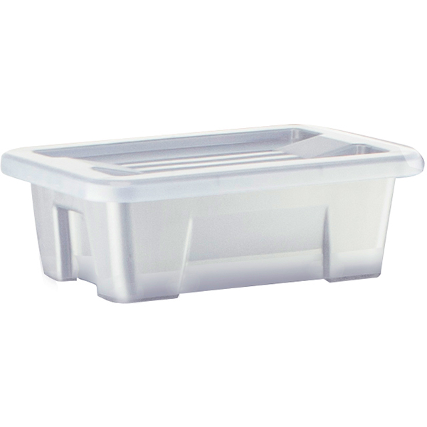 Image for ITALPLAST STORAGE+ MODULAR STORAGE BOX WITH LID 1 LITRE GRAPHITE from MOE Office Products Depot Mackay & Whitsundays