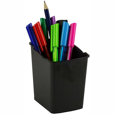 Image for ITALPLAST E RECYCLED PENCIL CUP BLACK from Total Supplies Pty Ltd