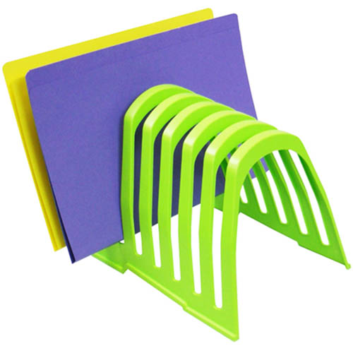 Image for ITALPLAST PLASTIC STEP FILE ORGANISER LIME from Albany Office Products Depot