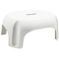 italplast plastic single step stool 296 x 387 x 210mm white