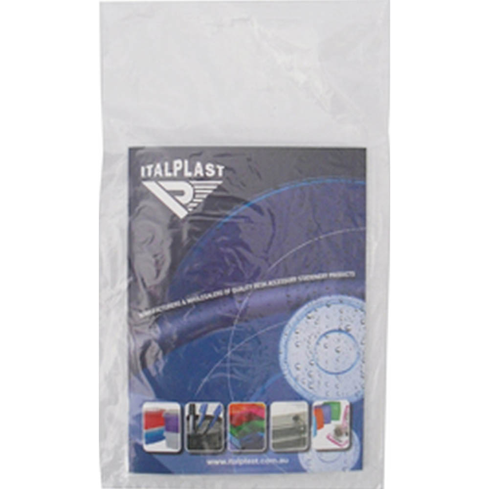 Image for ITALPLAST HEAT SEALER POLY BAGS LARGE 250 X 450MM X 25UM PACK 100 from Ross Office Supplies Office Products Depot