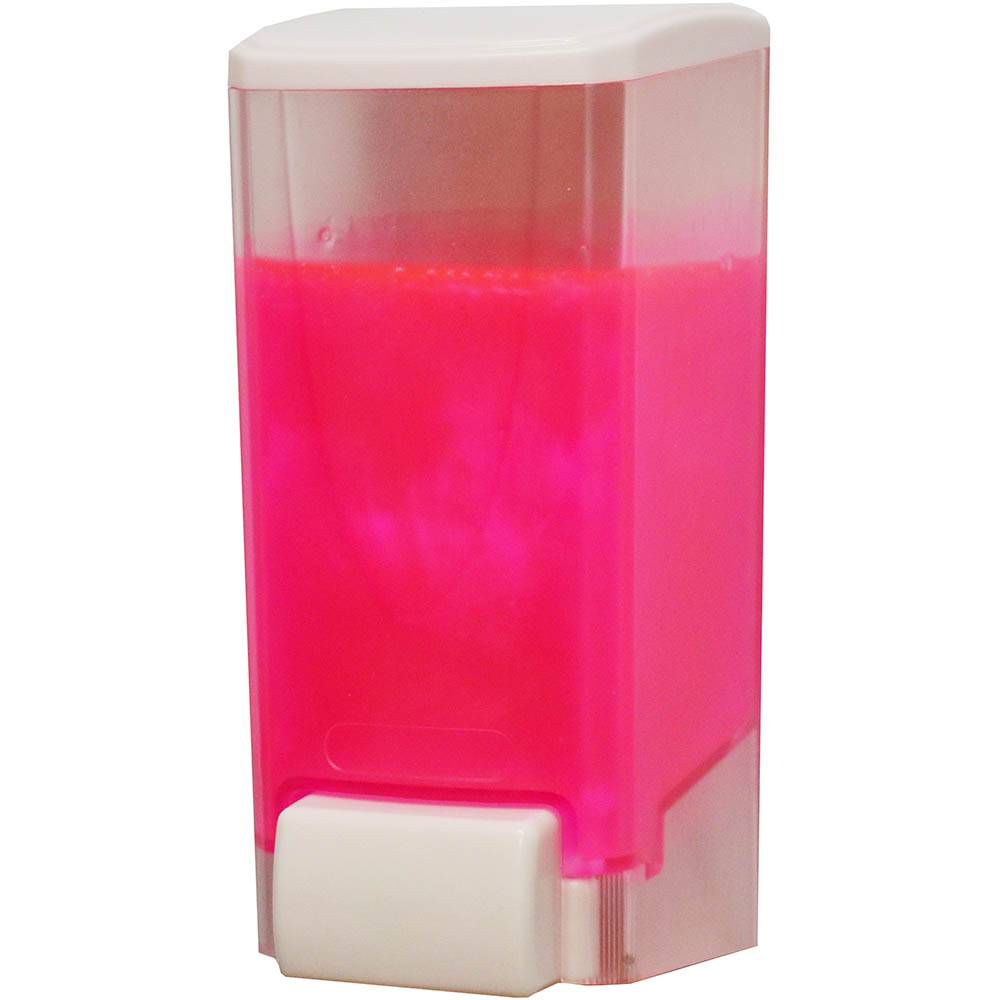Image for ITALPLAST LIQUID HAND SOAP DISPENSER 600ML WHITE from Barkers Rubber Stamps & Office Products Depot