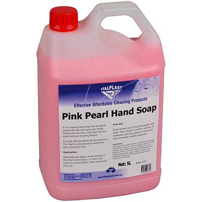 Image for ITALPLAST PINK PEARL LIQUID HAND SOAP 5 LITRE from Barkers Rubber Stamps & Office Products Depot