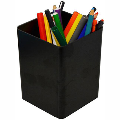 Image for ITALPLAST JUMBO PENCIL CUP BLACK from Margaret River Office Products Depot
