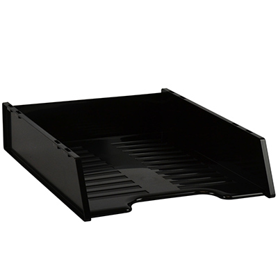 Image for ITALPLAST MULTI FIT DOCUMENT TRAY A4 BLACK from Total Supplies Pty Ltd