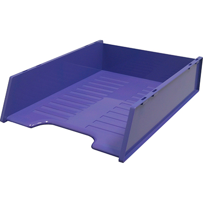 Image for ITALPLAST MULTI FIT DOCUMENT TRAY A4 GRAPE from Ross Office Supplies Office Products Depot