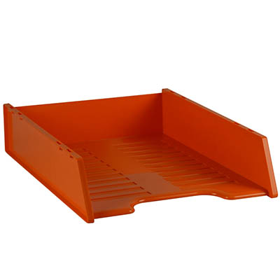 Image for ITALPLAST MULTI FIT DOCUMENT TRAY A4 MANDARIN from MOE Office Products Depot Mackay & Whitsundays