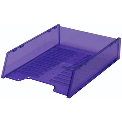 Image for ITALPLAST MULTI FIT DOCUMENT TRAY A4 TINTED PURPLE from Tristate Office Products Depot