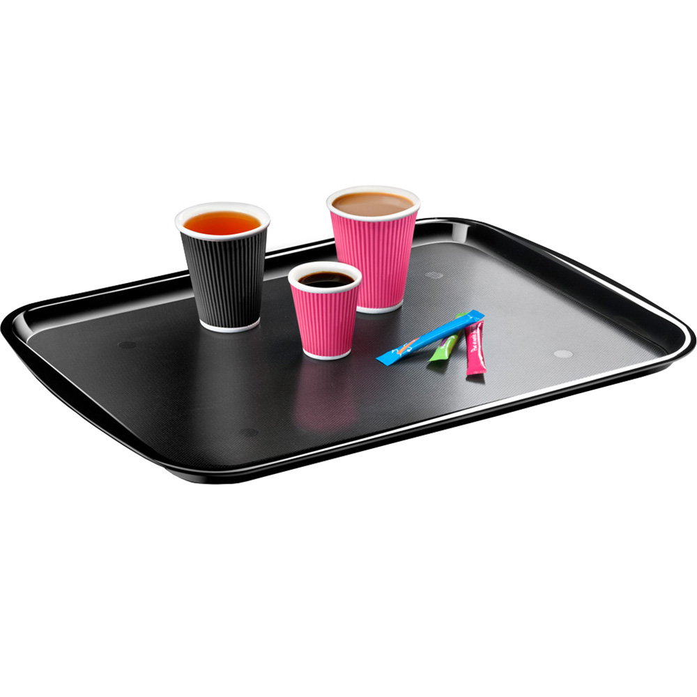 Image for ITALPLAST SERVING TRAY 415 X 305MM BLACK from Albany Office Products Depot