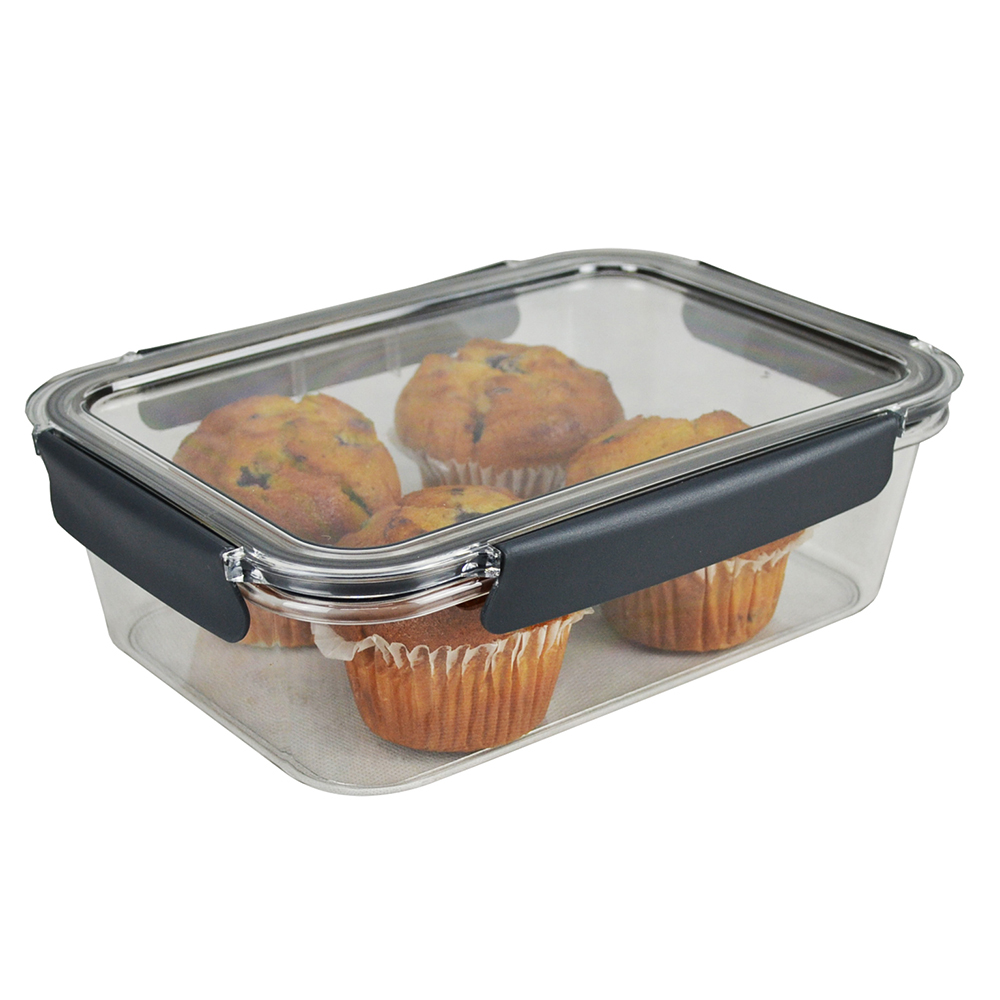 Image for ITALPLAST SNAP LOCK FOOD CONTAINER 2700ML CLEAR from Margaret River Office Products Depot