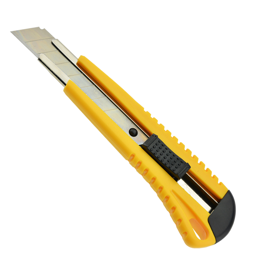 Image for ITALPLAST I851 HEAVY DUTY CUTTING KNIFE 18MM YELLOW/BLACK from Office Business Office Products Depot
