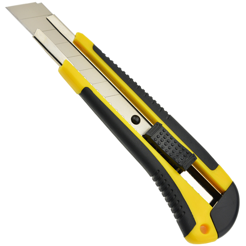 Image for ITALPLAST I851 PREMIUM CUTTING KNIFE 18MM YELLOW/BLACK from Office Products Depot