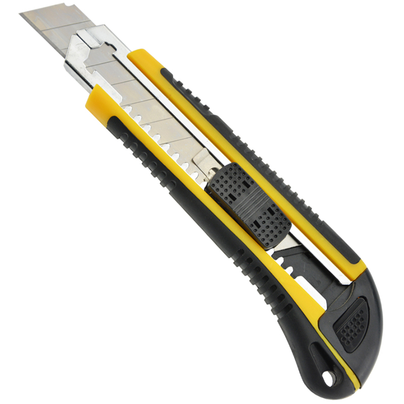 Image for ITALPLAST I851 SELF LOADING CUTTING KNIFE 18MM YELLOW/BLACK from Office Business Office Products Depot