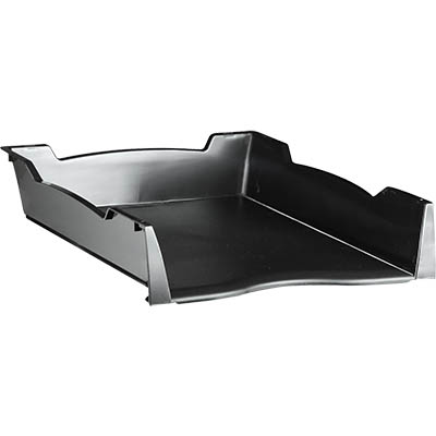 Image for INITIATIVE DOCUMENT TRAY A4 BLACK from MOE Office Products Depot Mackay & Whitsundays