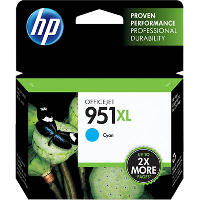 Image for HP CN046AA 951XL INK CARTRIDGE HIGH YIELD CYAN from MOE Office Products Depot Mackay & Whitsundays