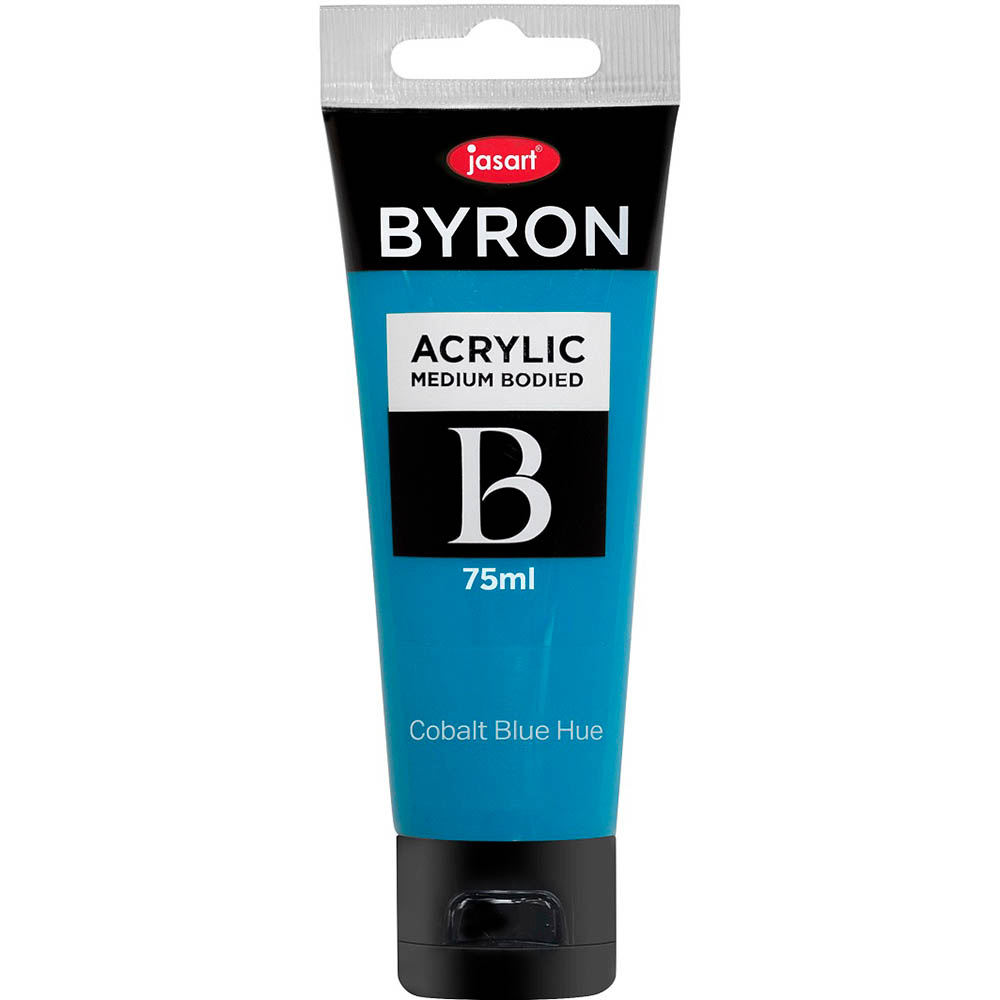 Image for JASART BYRON ACRYLIC PAINT 75ML COBALT BLUE HUE from MOE Office Products Depot Mackay & Whitsundays
