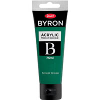 jasart byron acrylic paint 75ml forest green