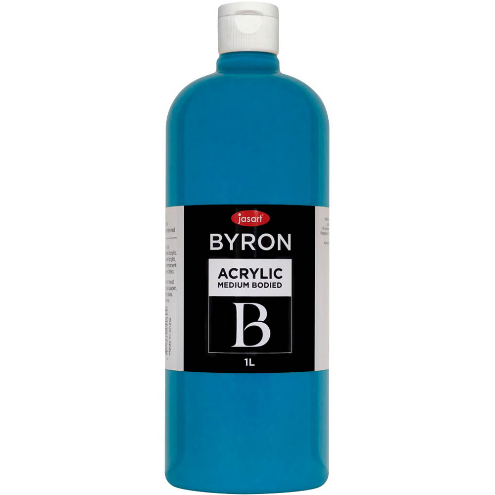 Image for JASART BYRON ACRYLIC PAINT 1 LITRE COBALT BLUE HUE from MOE Office Products Depot Mackay & Whitsundays