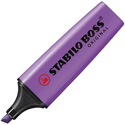 Image for STABILO BOSS HIGHLIGHTER CHISEL LAVENDER from Office Products Depot