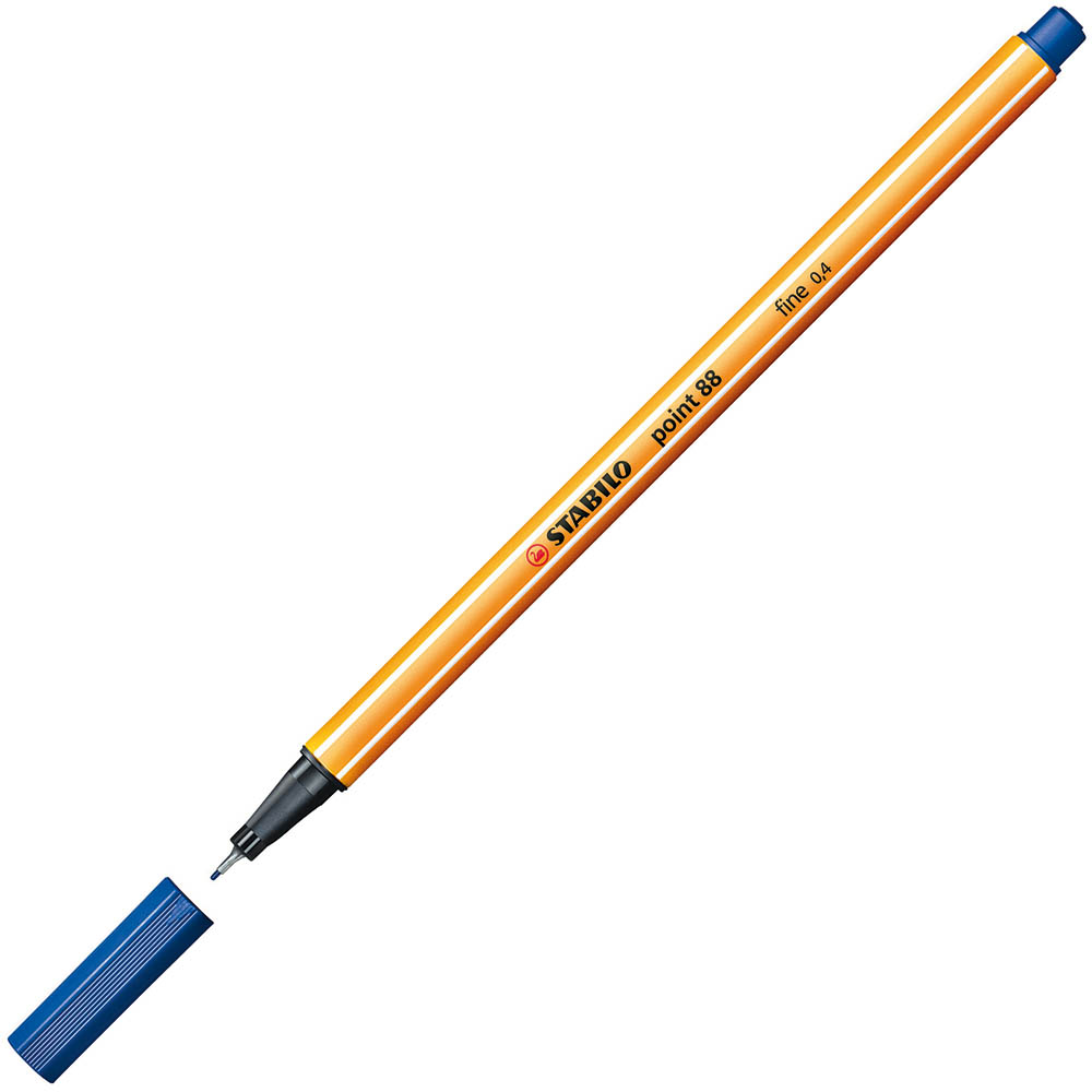 Image for STABILO 88 POINT FINELINER PEN 0.4MM BLUE from Office Products Depot Gold Coast