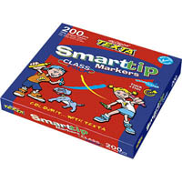 texta smarttip colouring markers assorted classpack 200