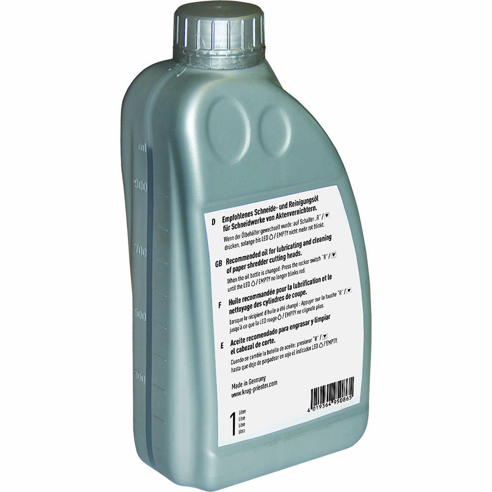 Image for IDEAL SCHREDDER LUBRICATING OIL 1 LITRE from Total Supplies Pty Ltd