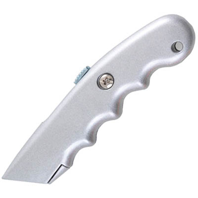 Image for CELCO UTILITY KNIFE METAL MANUAL LOCK 19MM SILVER from Office Business Office Products Depot