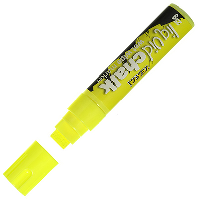 Image for TEXTA JUMBO LIQUID CHALK MARKER WET WIPE CHISEL 15MM YELLOW from Total Supplies Pty Ltd