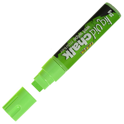 Image for TEXTA JUMBO LIQUID CHALK MARKER WET WIPE CHISEL 15MM GREEN from Albany Office Products Depot