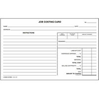 zions jcc job costing card pack 250
