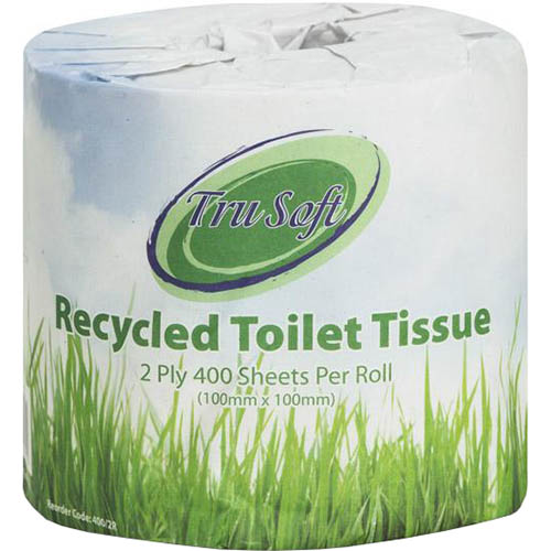 Image for REGAL ECO RECYCLED TOILET ROLL WRAPPED 2-PLY 400 SHEET WHITE from OFFICEPLANET OFFICE PRODUCTS DEPOT