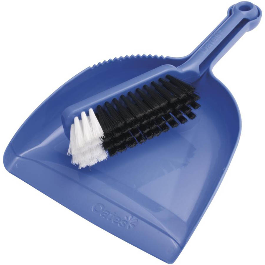 Image for OATES DUSTPAN AND BRUSH SET BLUE from OFFICEPLANET OFFICE PRODUCTS DEPOT