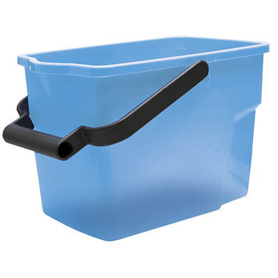 Image for OATES SQUEEZE BUCKET RECTANGULAR 9 LITRE BLUE from Office Products Depot