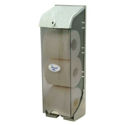 Image for REGAL TRIPLELINE TOILET ROLL DISPENSER ABS GREY from MOE Office Products Depot Mackay & Whitsundays