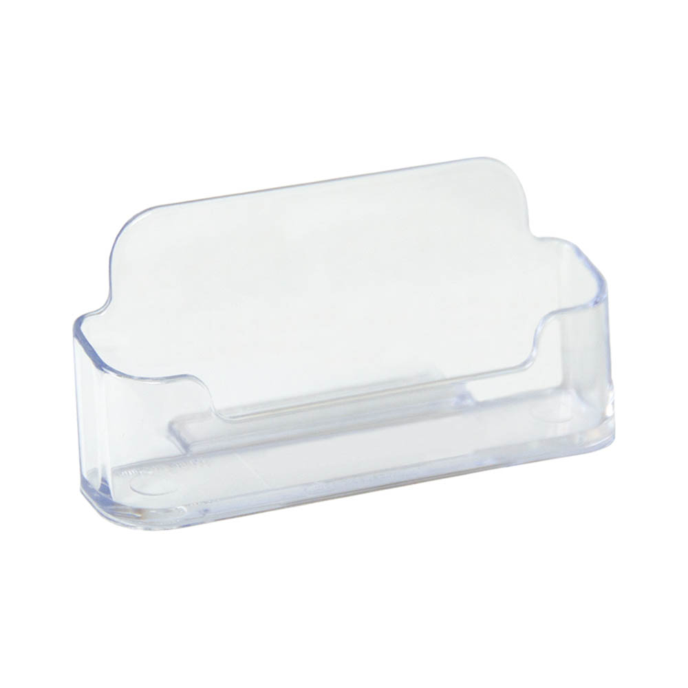 Image for DEFLECTO BUSINESS CARD HOLDER LANDSCAPE CLEAR from Office Products Depot