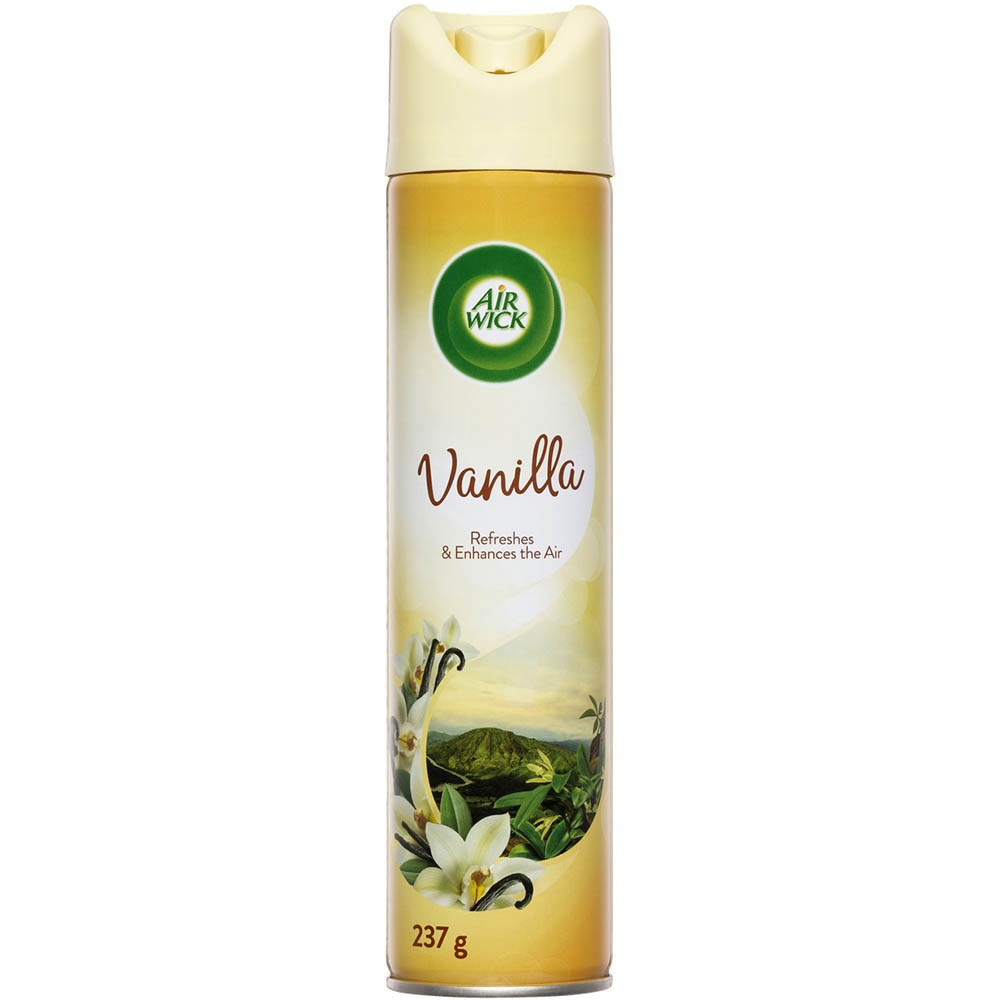 Image for AIRWICK AEROSOL AIR FRESHENER VANILLA 237G from Albany Office Products Depot