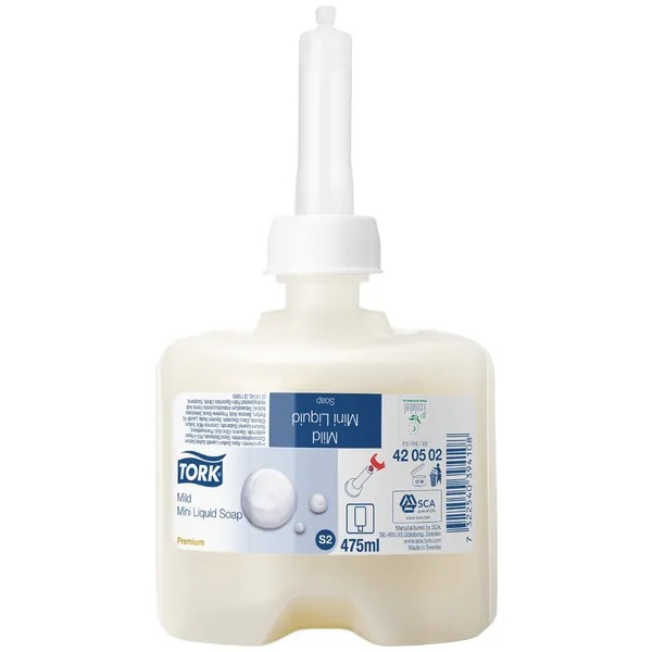 Image for TORK 420502 S2 MINI LIQUID SOAP CARTRIDGE 475ML from MOE Office Products Depot Mackay & Whitsundays