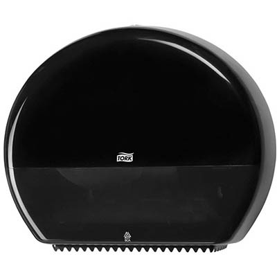 Image for TORK 554038 T1 JUMBO TOILET ROLL DISPENSER BLACK from Albany Office Products Depot