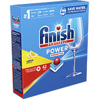 finish powerball power essential dishwasher tablets lemon pack 42