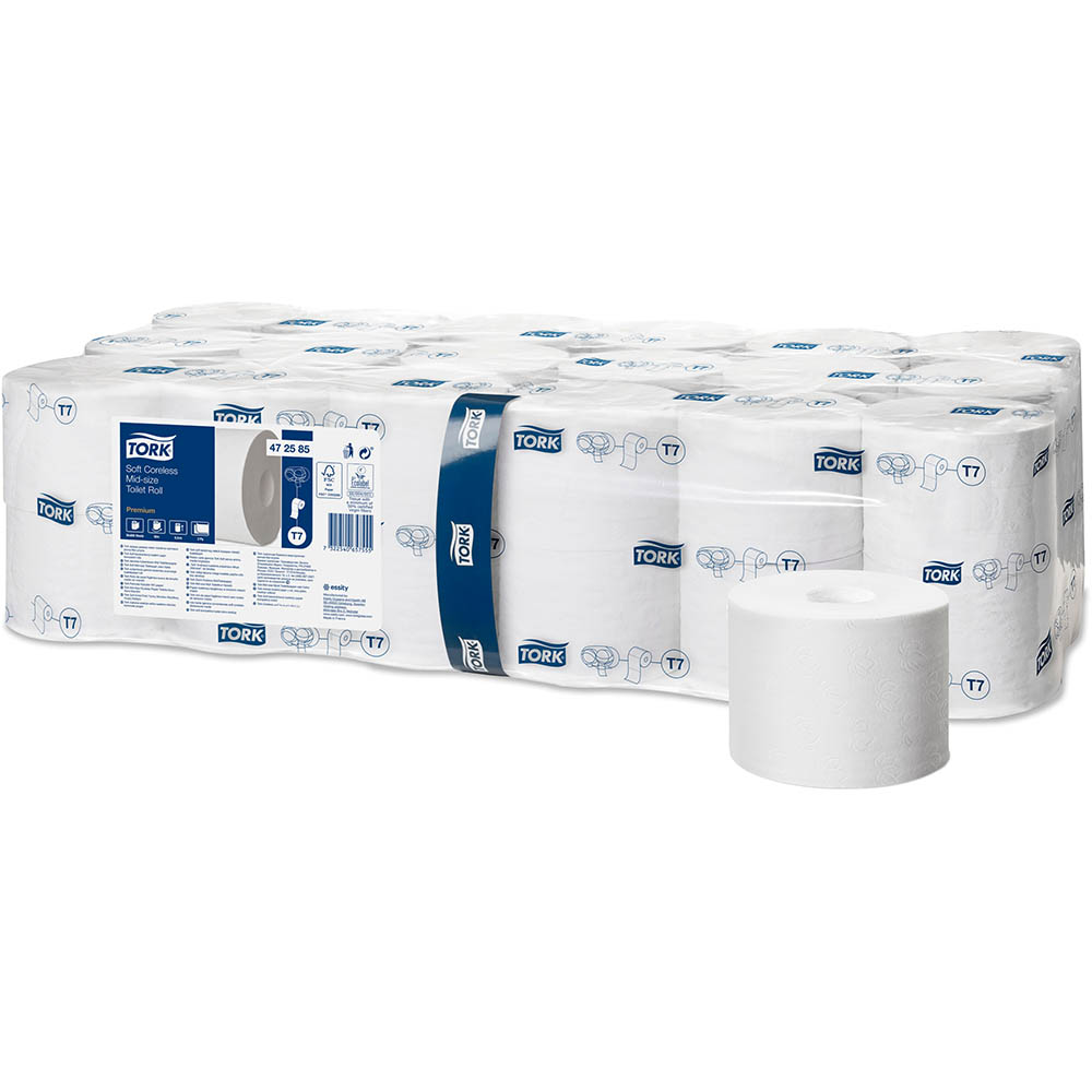 Image for TORK T7 SOFT CORELESS PREMIUM MEDIUM TOILET PAPER 1PLY CARTON 36 from Office Products Depot