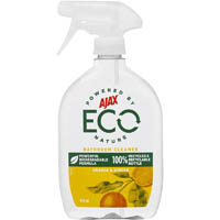 ajax eco surface spray bathroom cleaner orange & ginger trigger 450ml