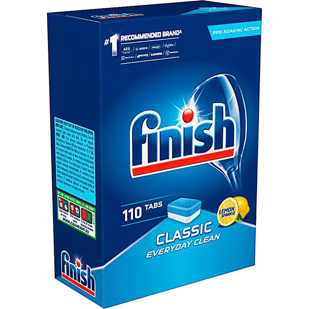 Image for FINISH CLASSIC EVERYDAY CLEAN DISHWASHING TABLETS PACK 110 from Office Products Depot