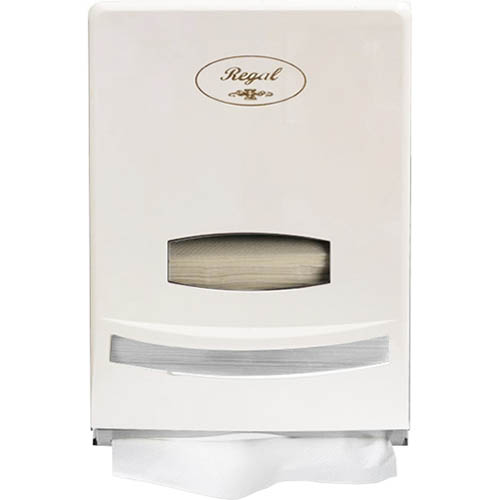 Image for REGAL SLIMLINE HAND TOWEL DISPENSER WHITE from MOE Office Products Depot Mackay & Whitsundays